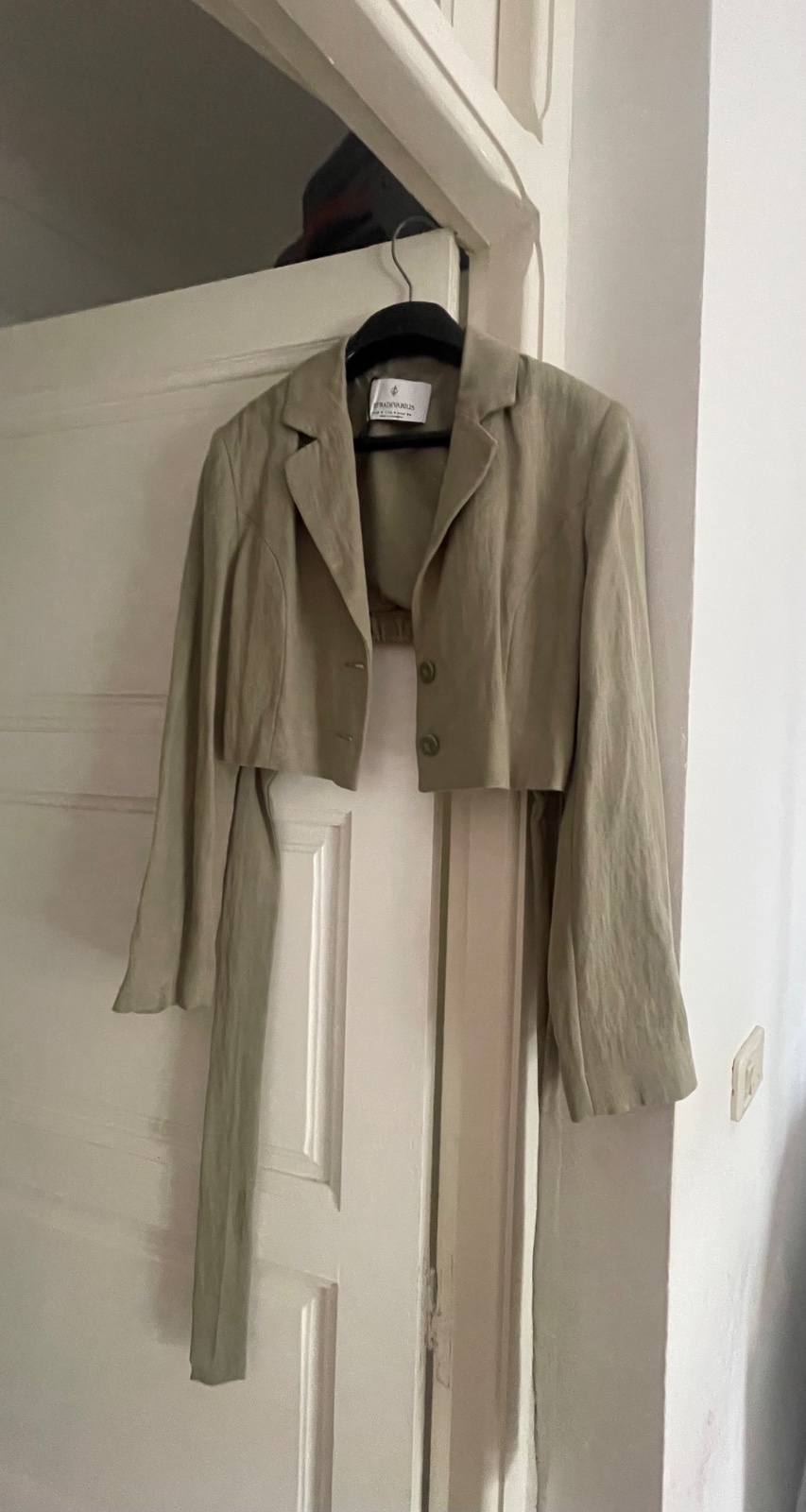 Veste courte en lin