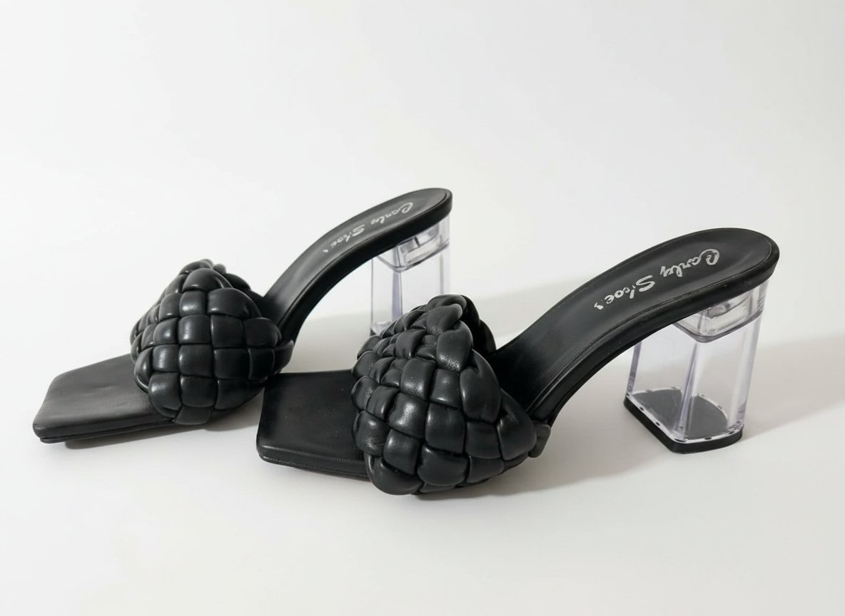Mules à Bout carré 