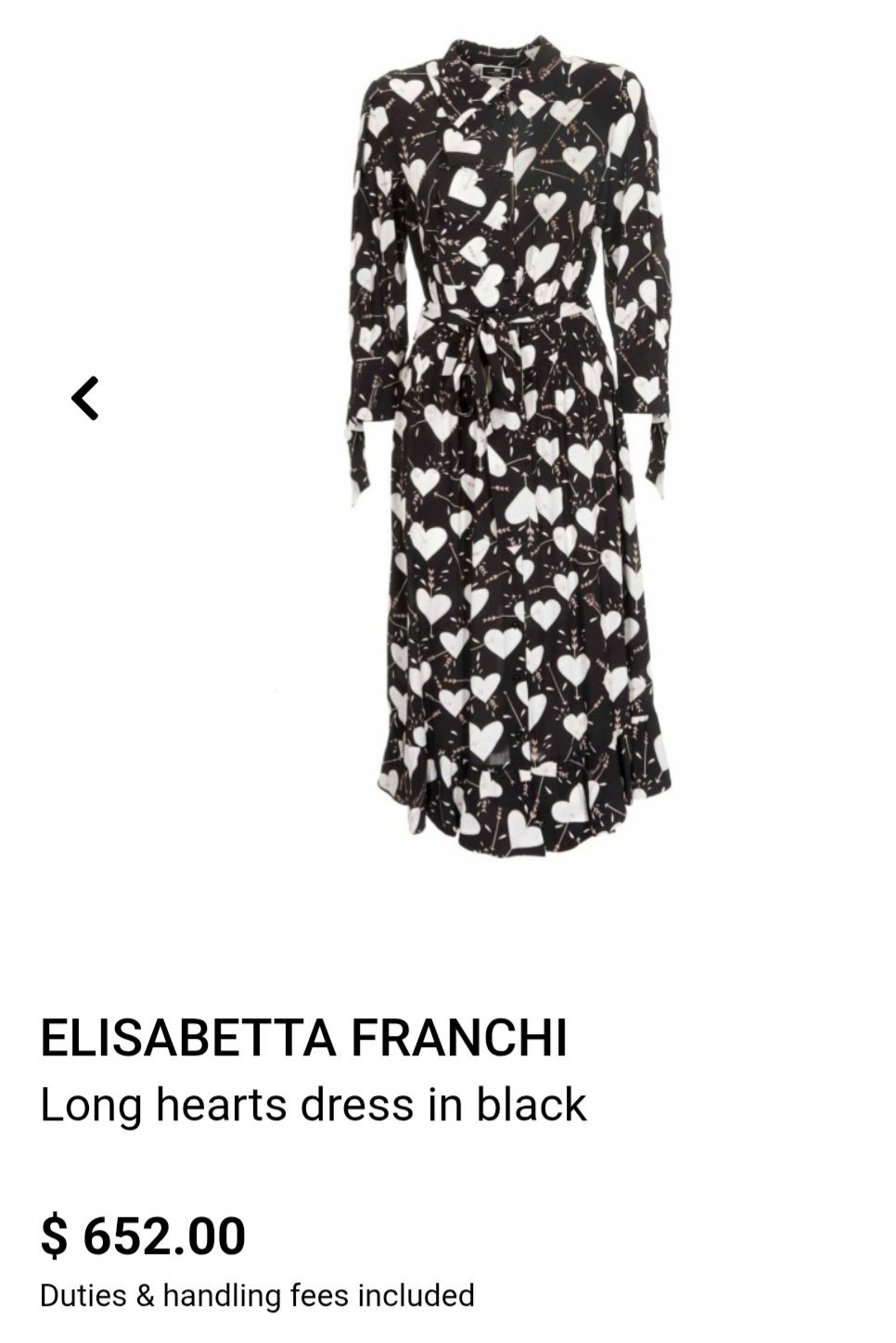 Très belle robe Elisabetta franki ,avec bouton devant 