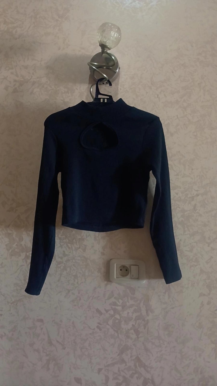 Crop top noir 