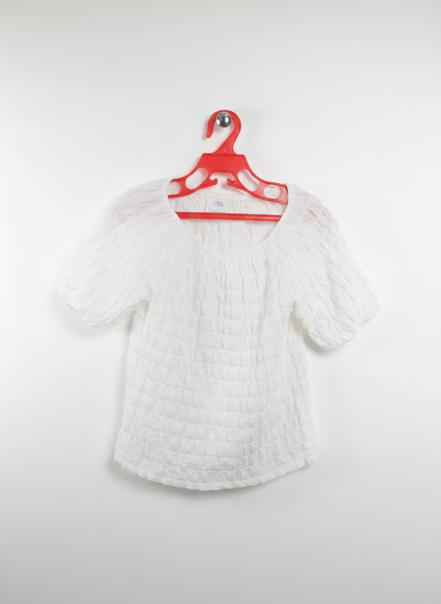 Haut blanc zara