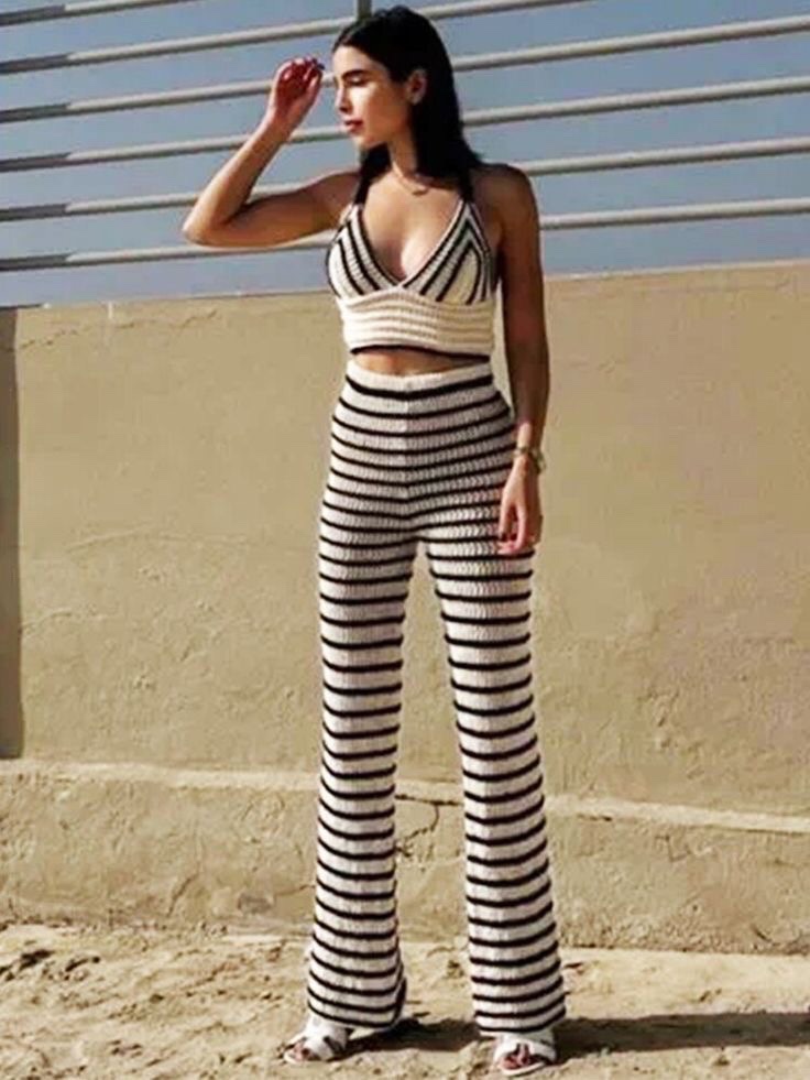 Pantalon crochet