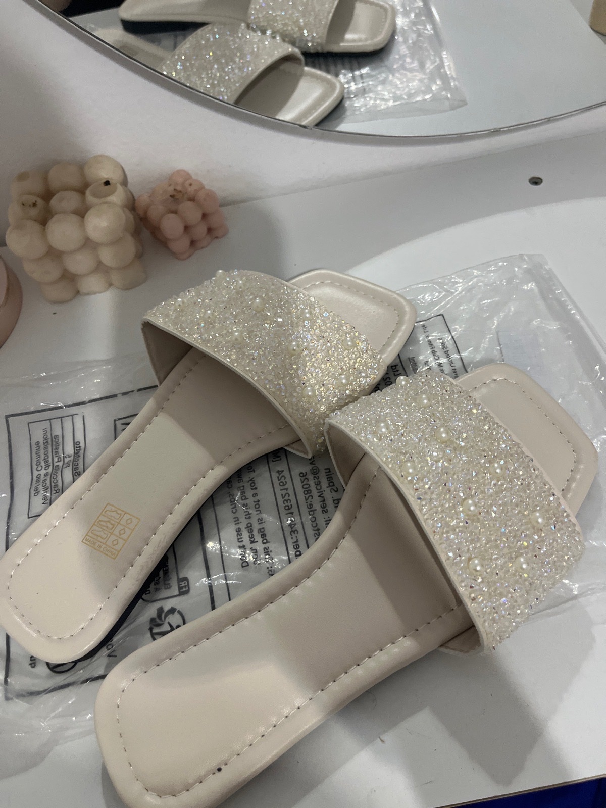 Claquette blanc