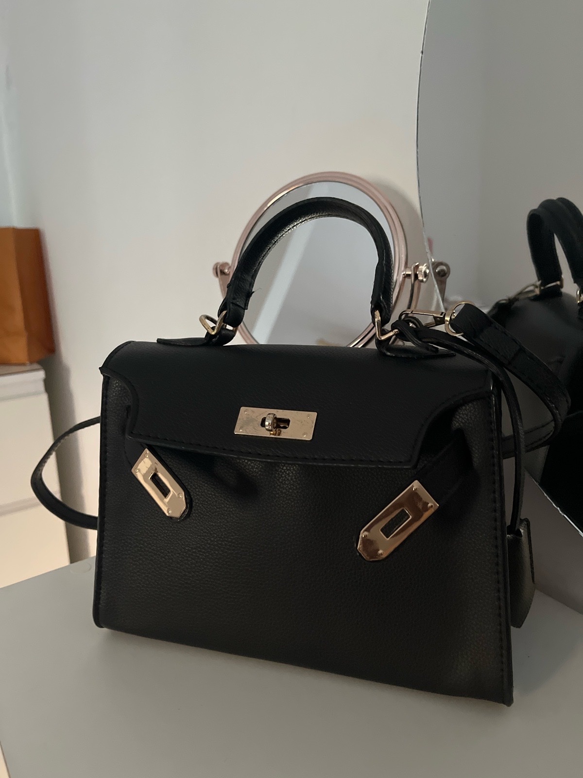 Sac noir dupe hermes
