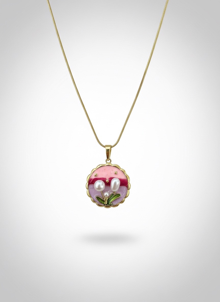 Collier en acier inoxydable de la marque Hanelith