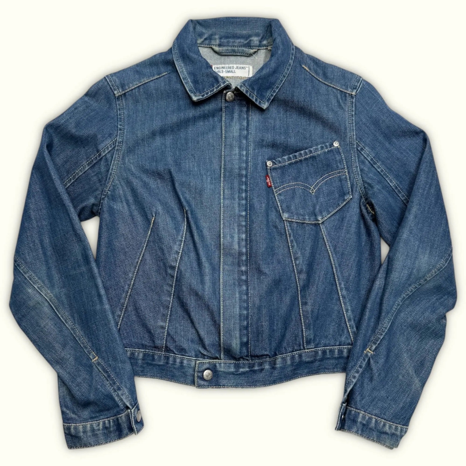 Veste en jean Levi's Vintage "Engineered Jeans" – Taille XS / Cropped