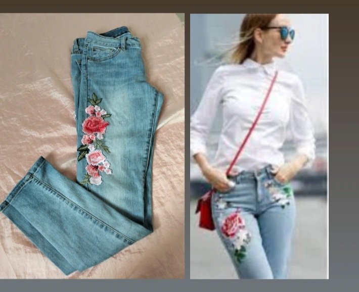 Jeans  brodé 