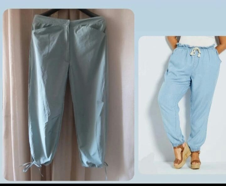 Pantalon  bleu ciel 