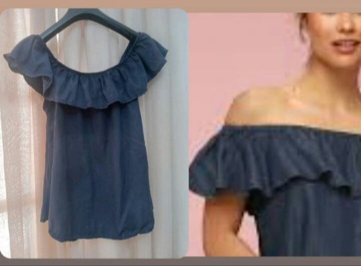 Top bleu 