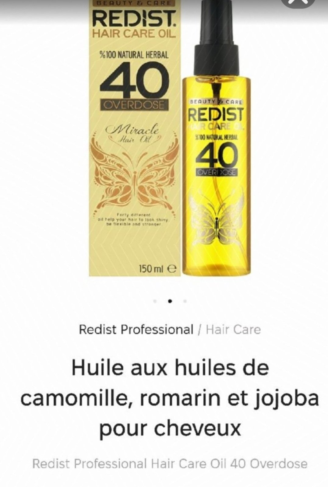 Huile réparatrice REDIST 