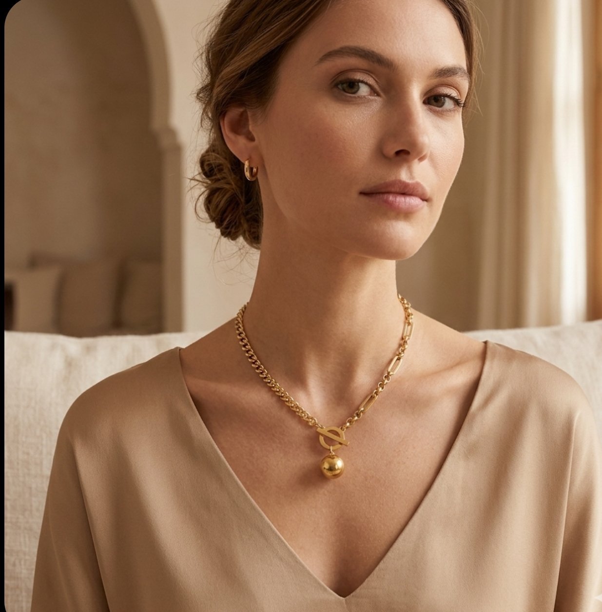 Collier breloque 
