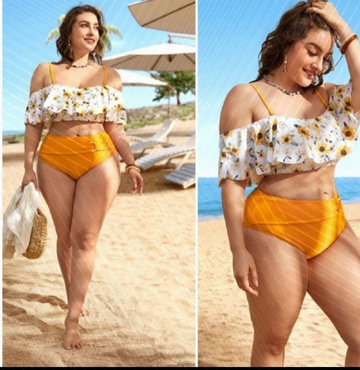 Bikini floral neuf