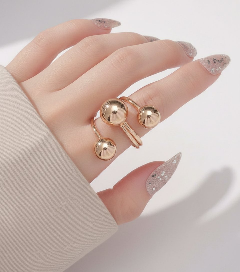 Bague boules