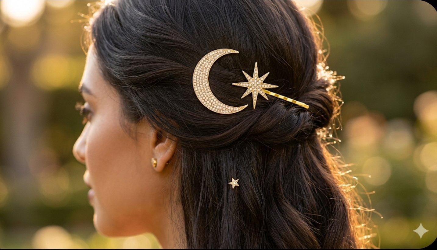 Lot 4 barrettes à cheveux 
