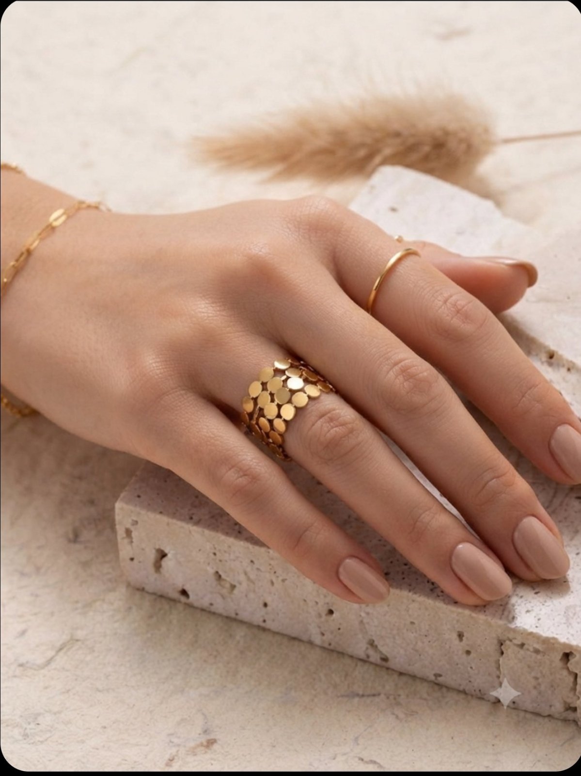 Bague graphique 