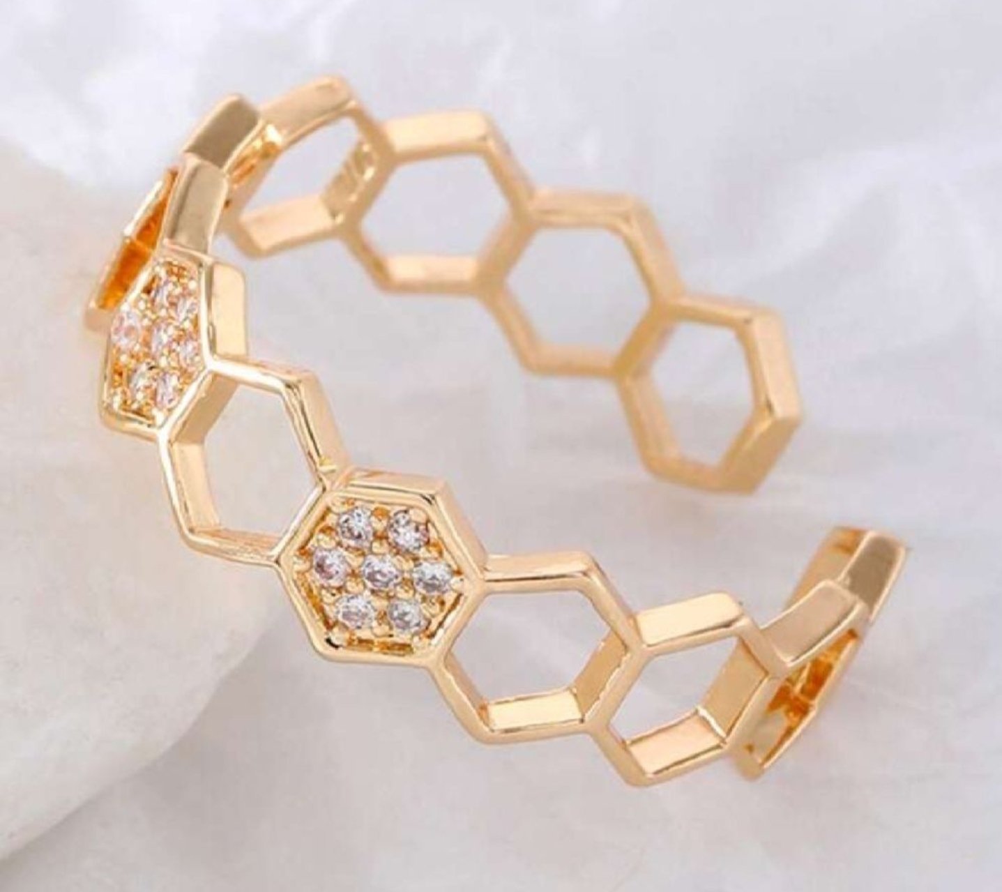 Bague geometrique neuf