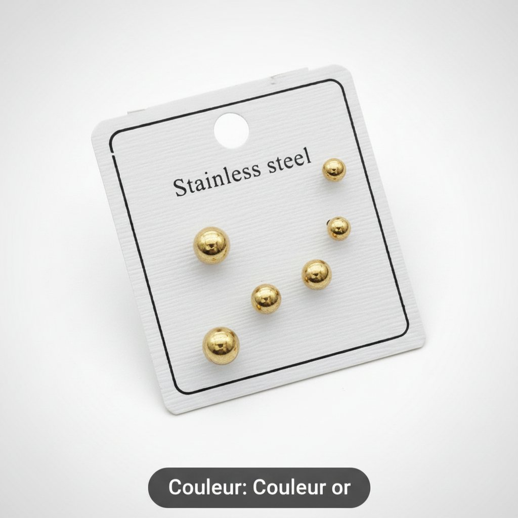 Lot boucle d'oreille