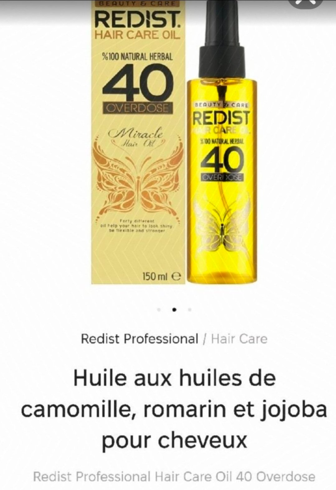 Huile réparatrice REDIST