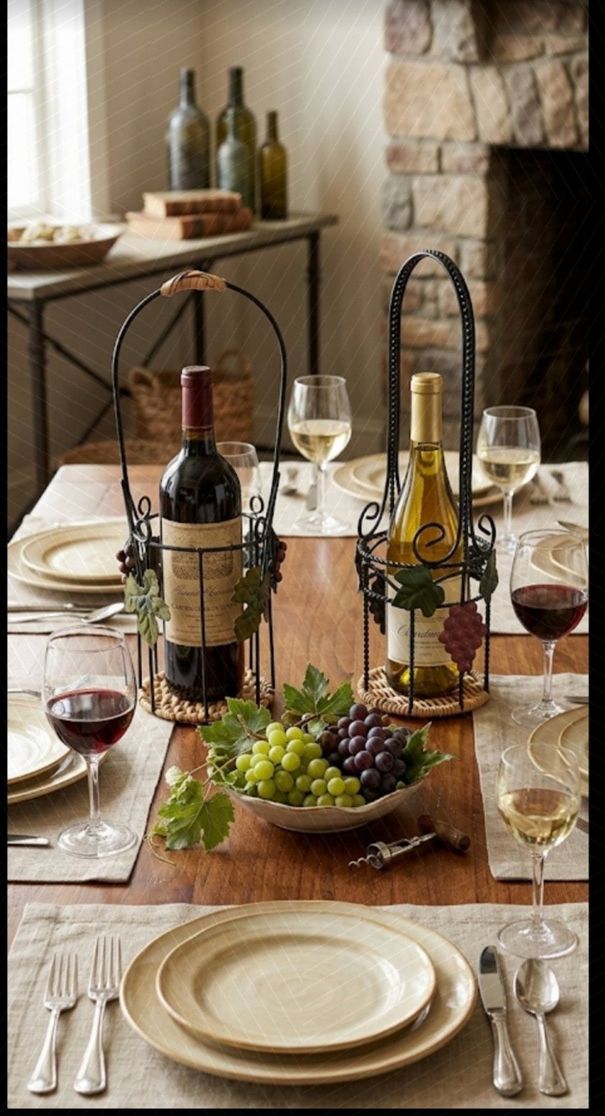 Lot porte bouteille