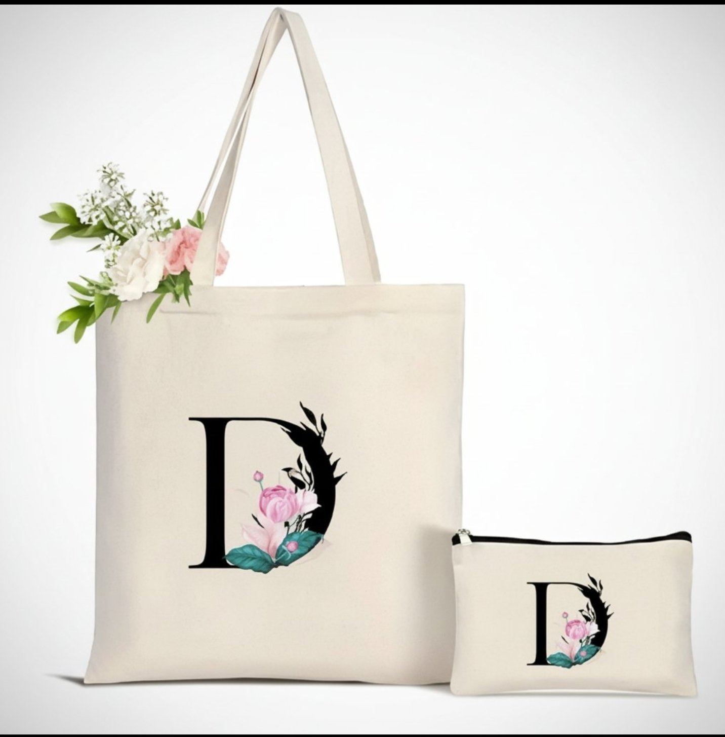 Tote bag+trousse personnalisée 