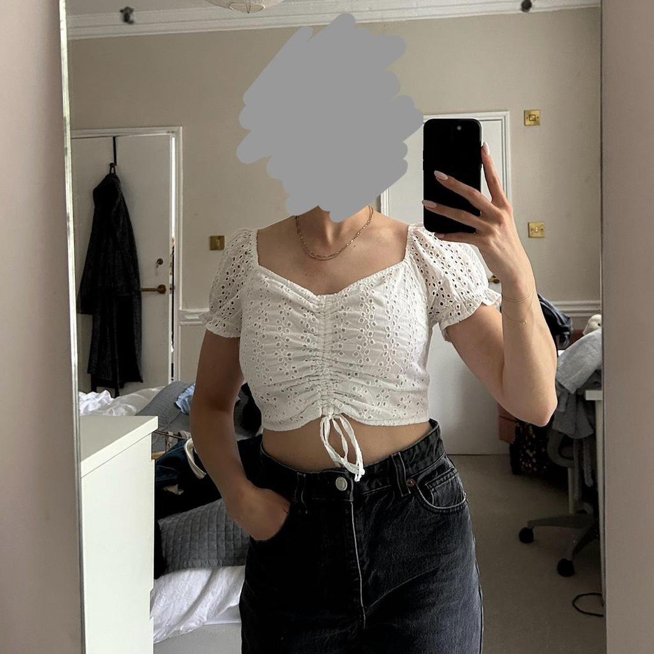 Blouse sans manche blanche kiabi