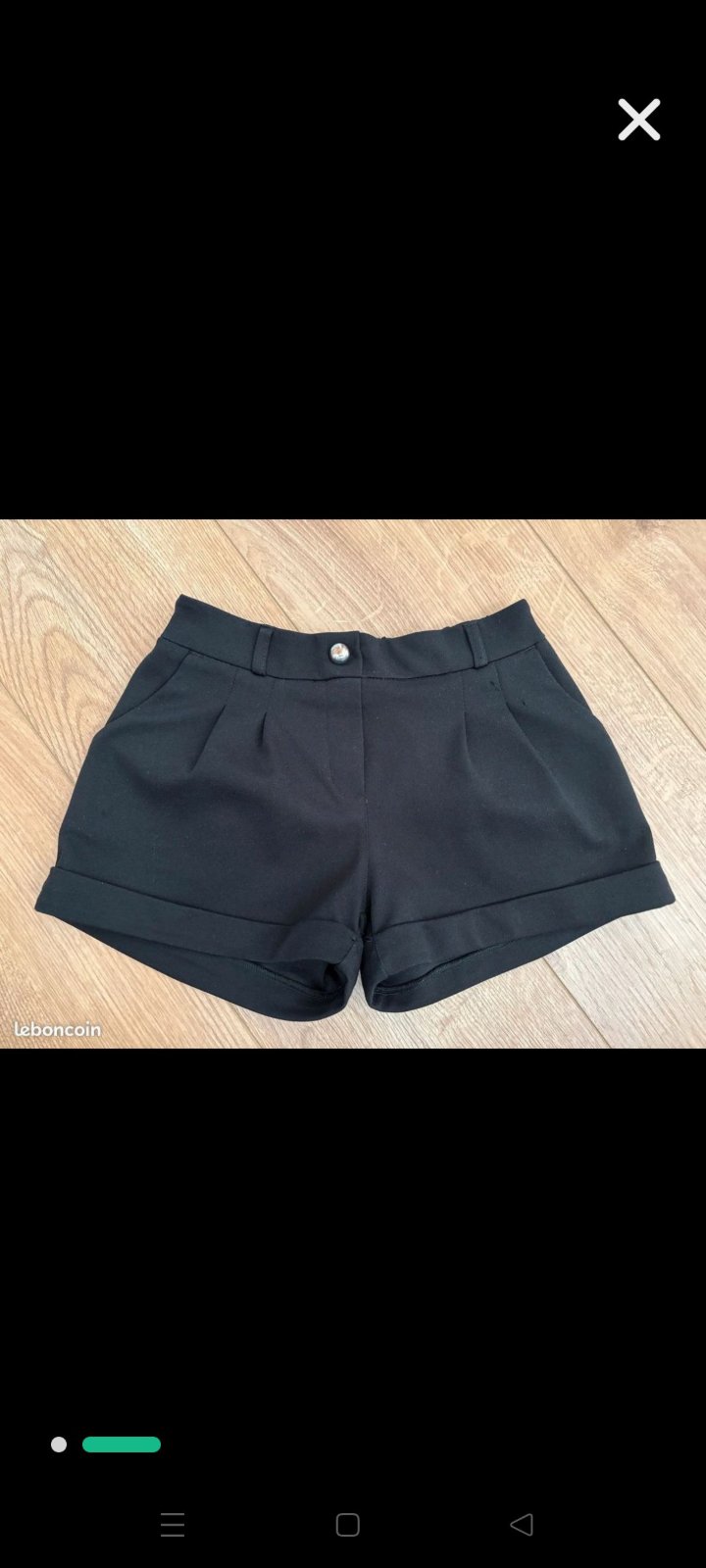 Short jamais porté 