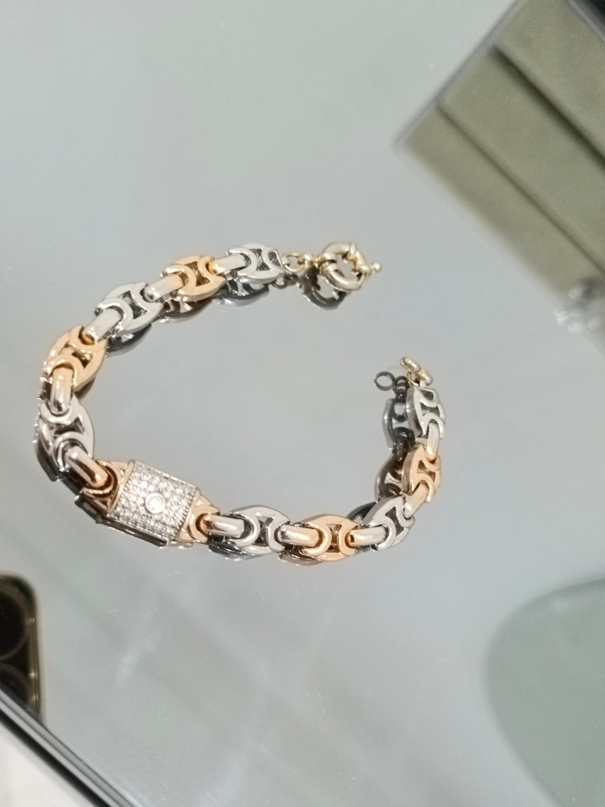 Bracelet mélange , doré argent 