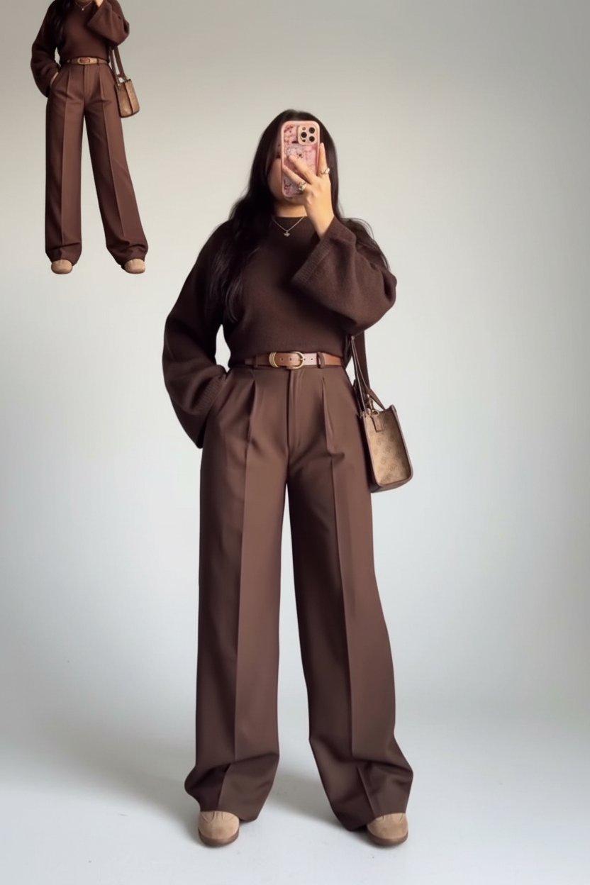 Pantalon large 