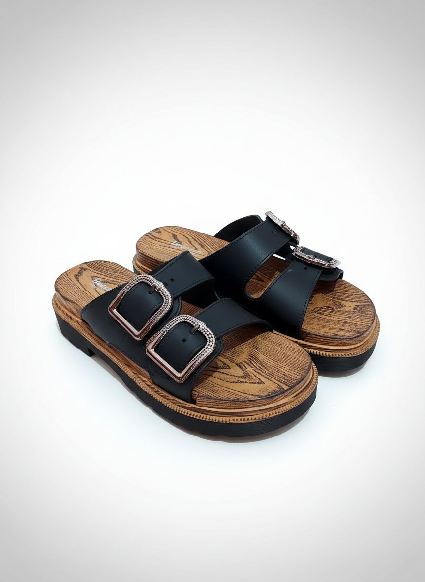 Mule compensé tres confortable 