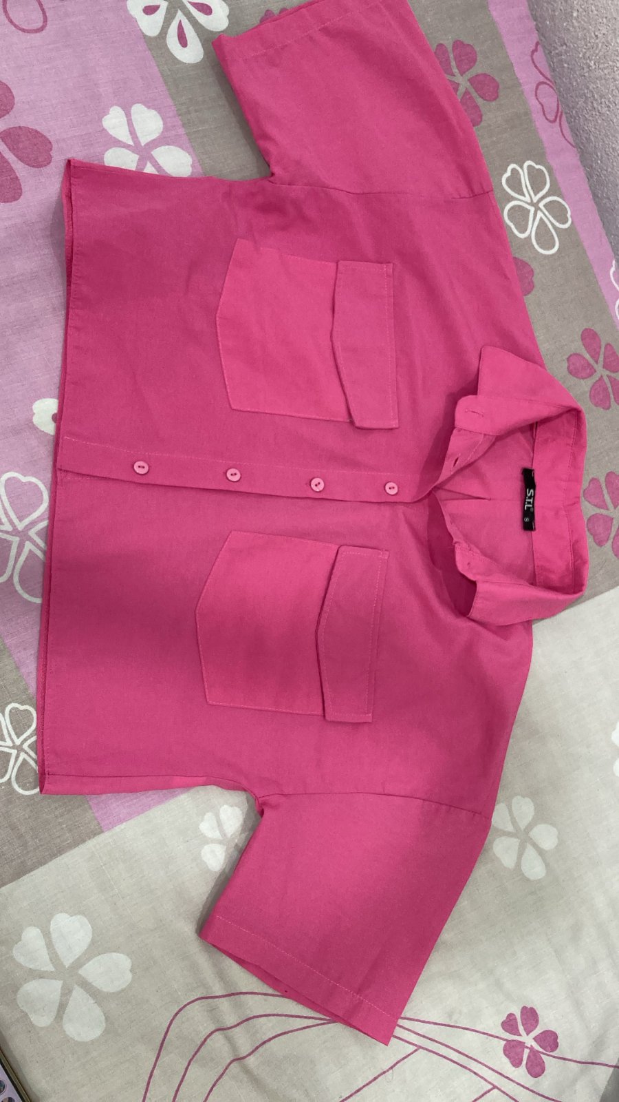 Chemise over saize courte