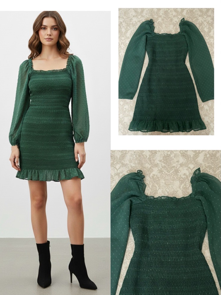 Robe courte ajustée 