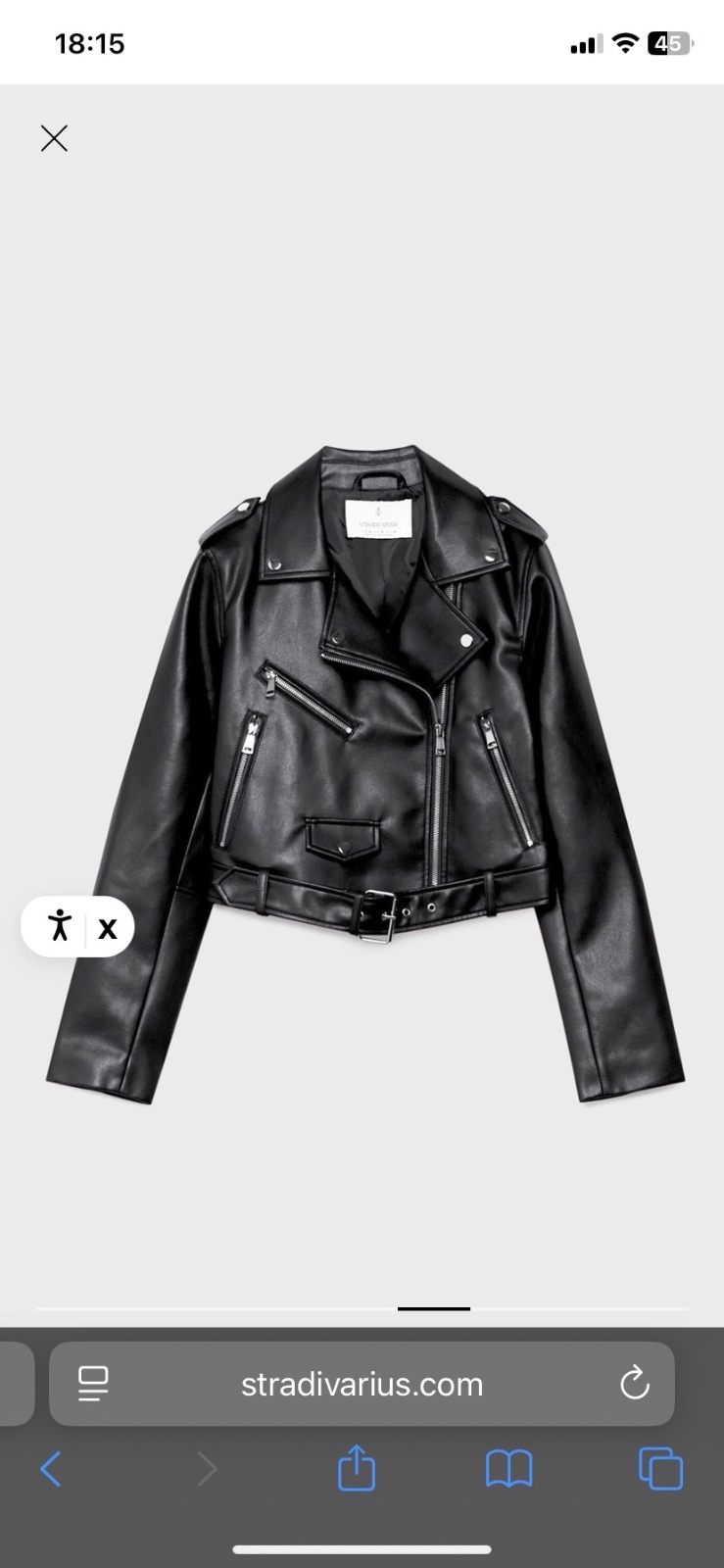 Veste semili cuir 