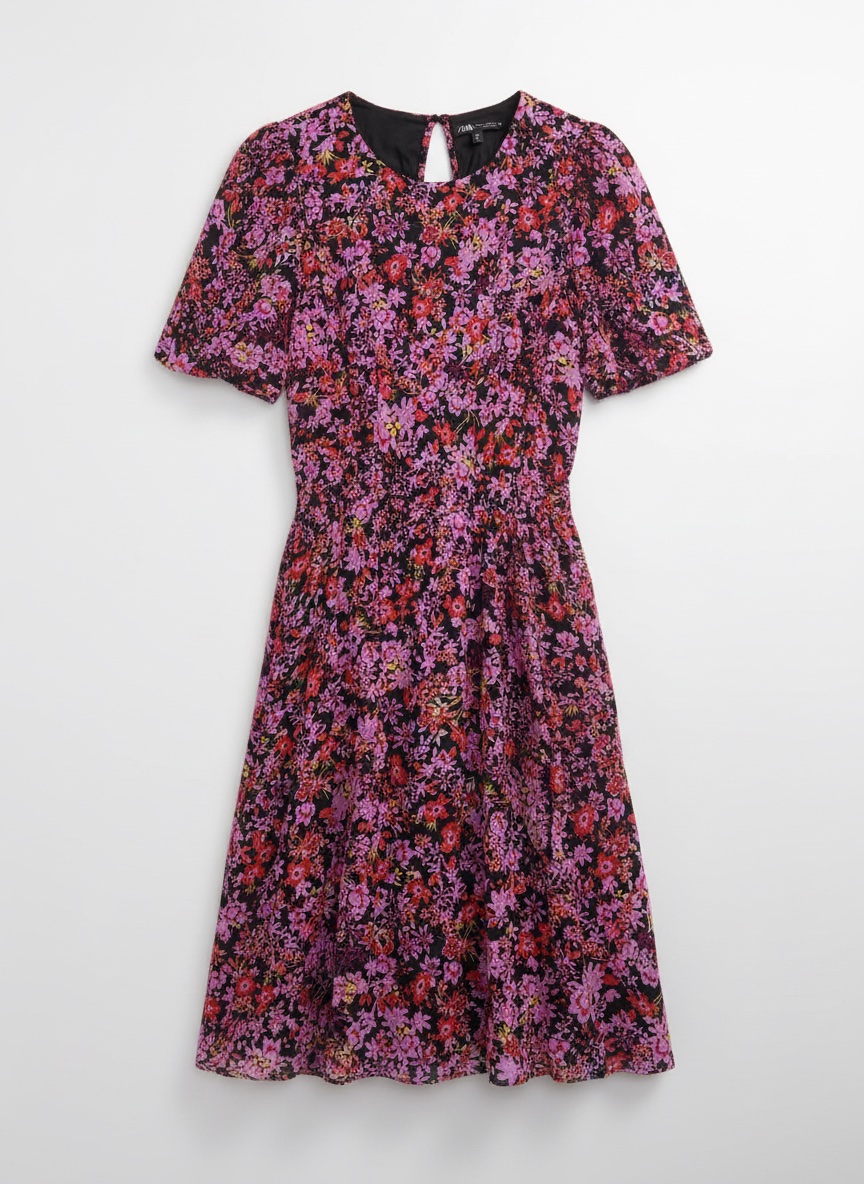 Robe fleuri zara