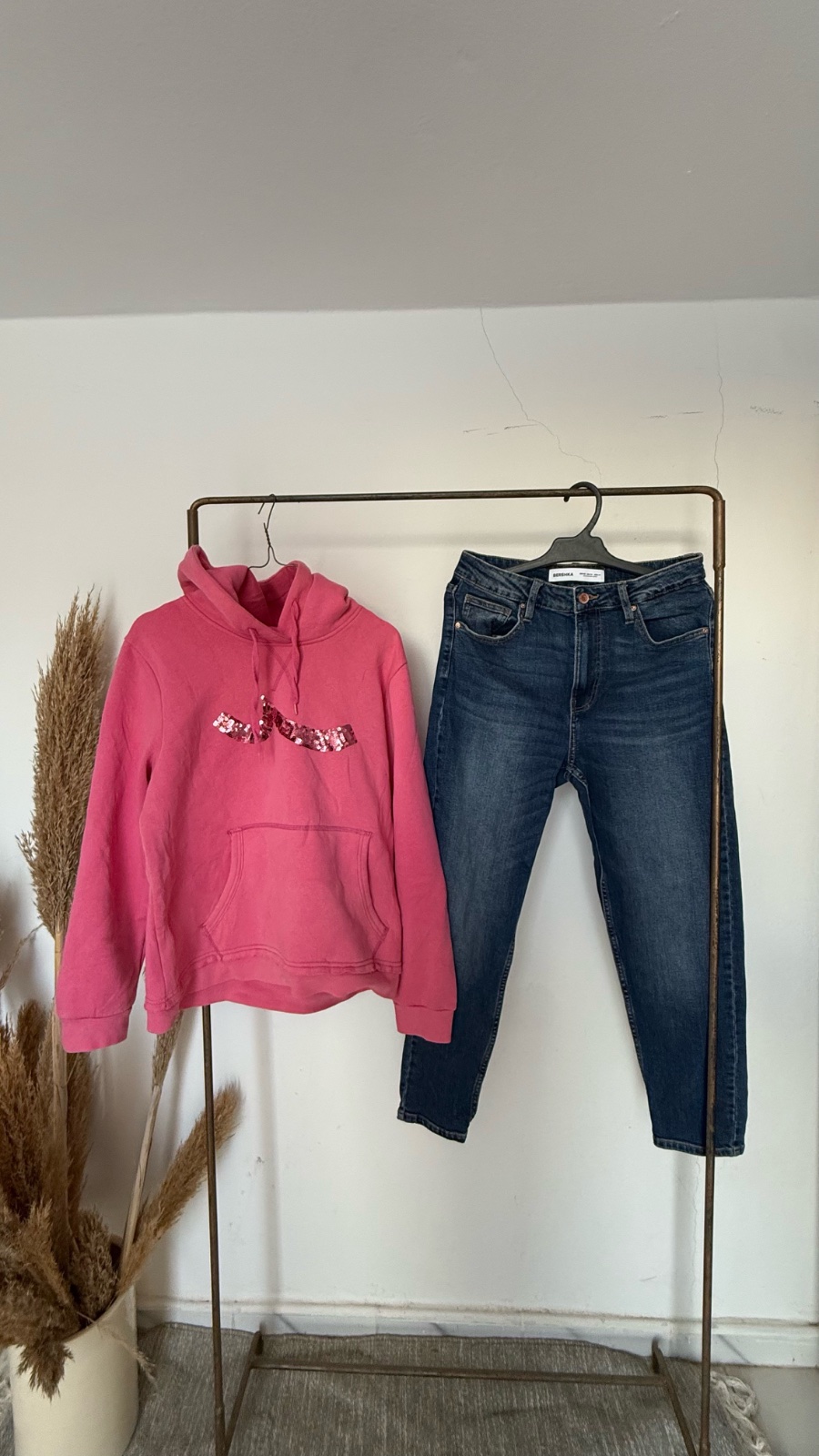 Jean + hoodie