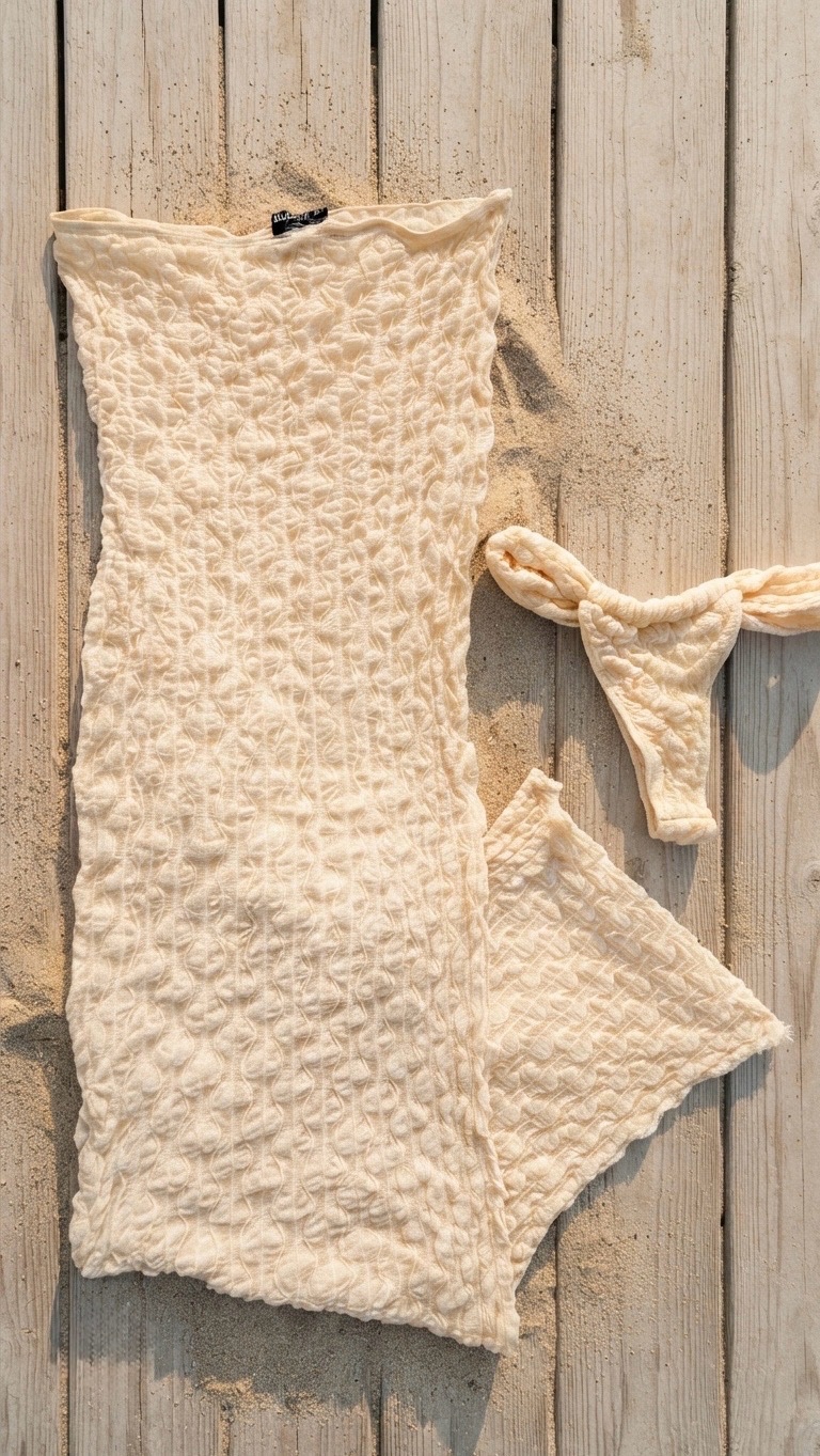 Jupe + bas de bikini