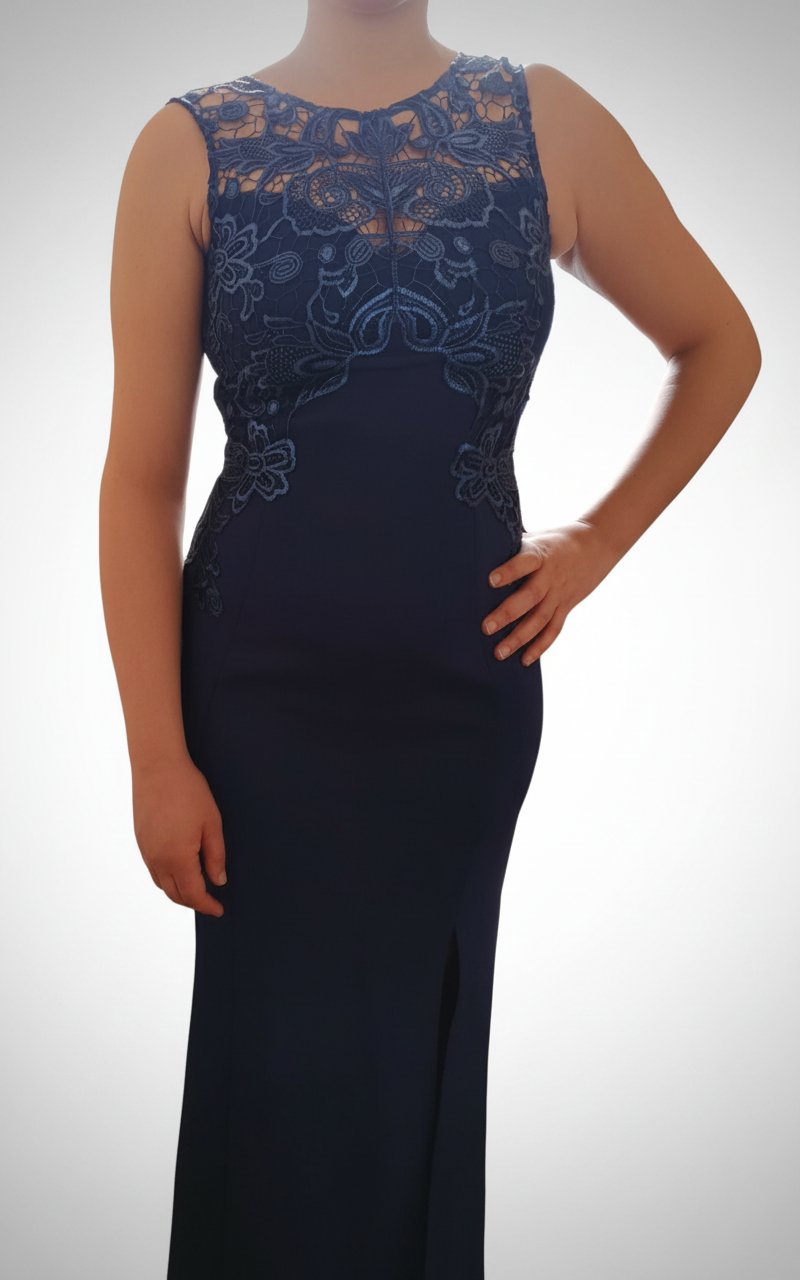 Robe Soirée bleu marine 