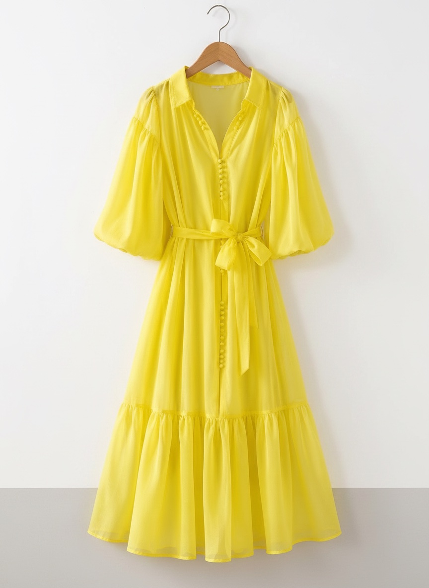 Robe jaune