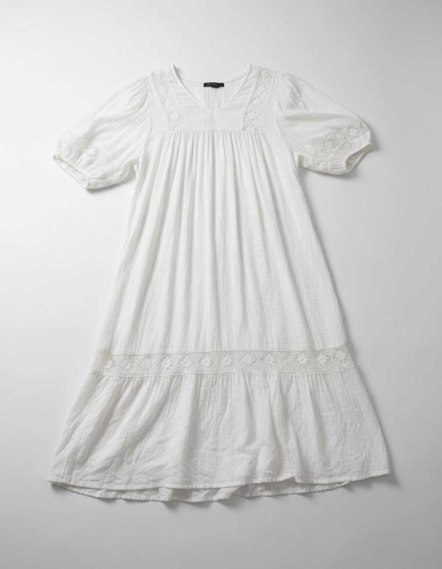 Robe blanche de la marque kiabi😍