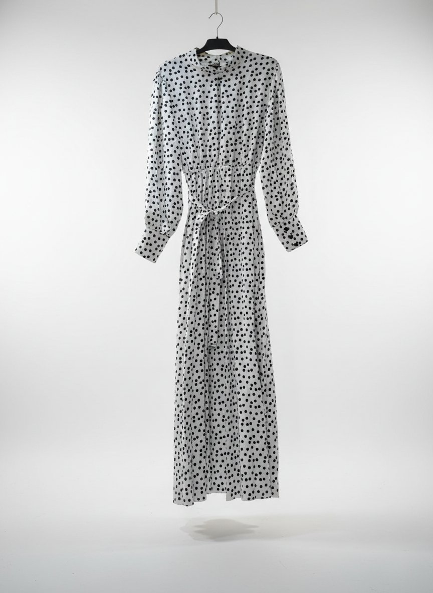 Robe satinée 
