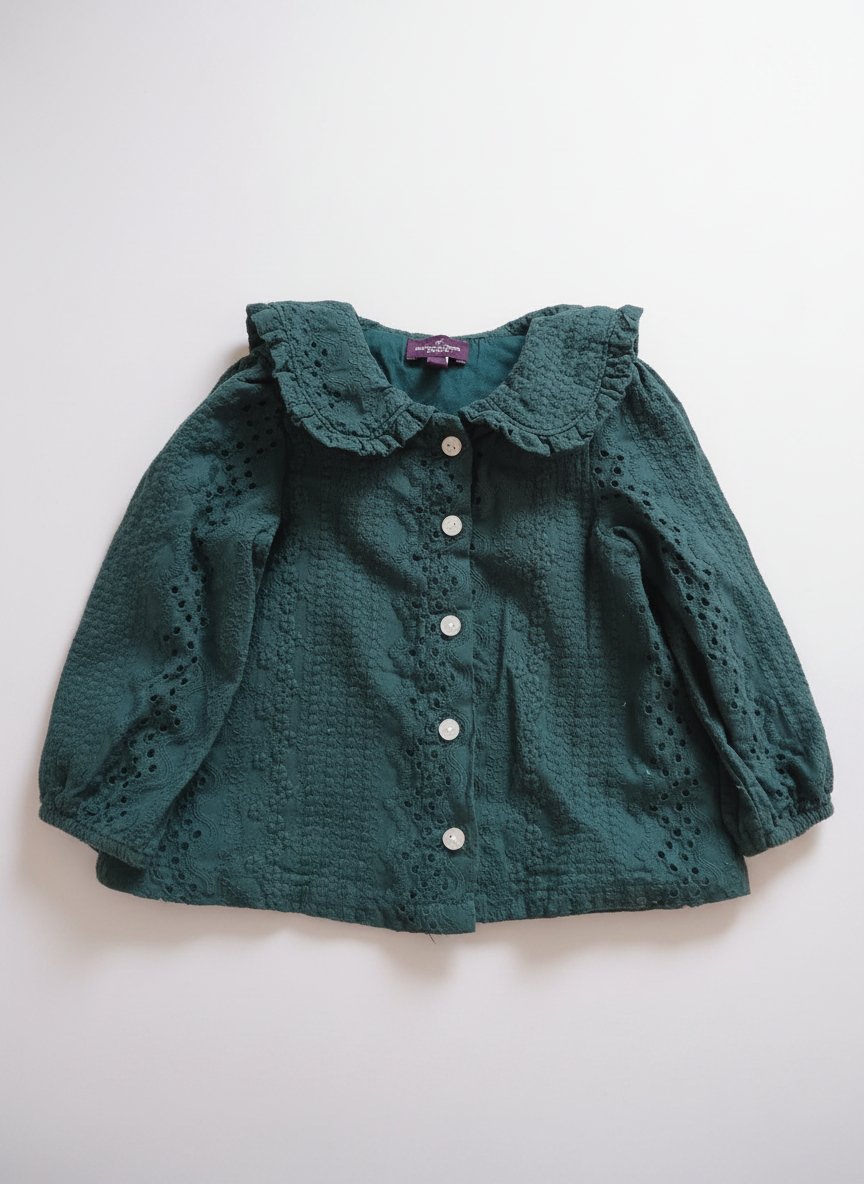 Chemise broderie anglaise 12 mois