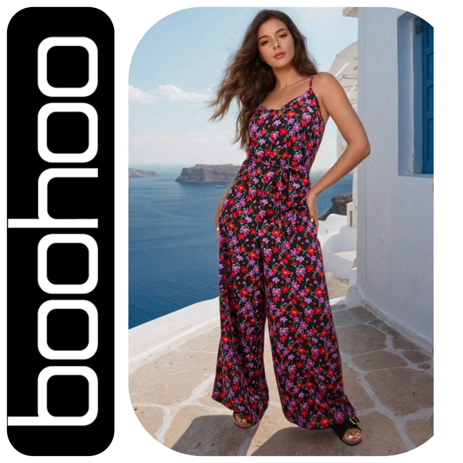 Combinaison Boohoo florale neuve