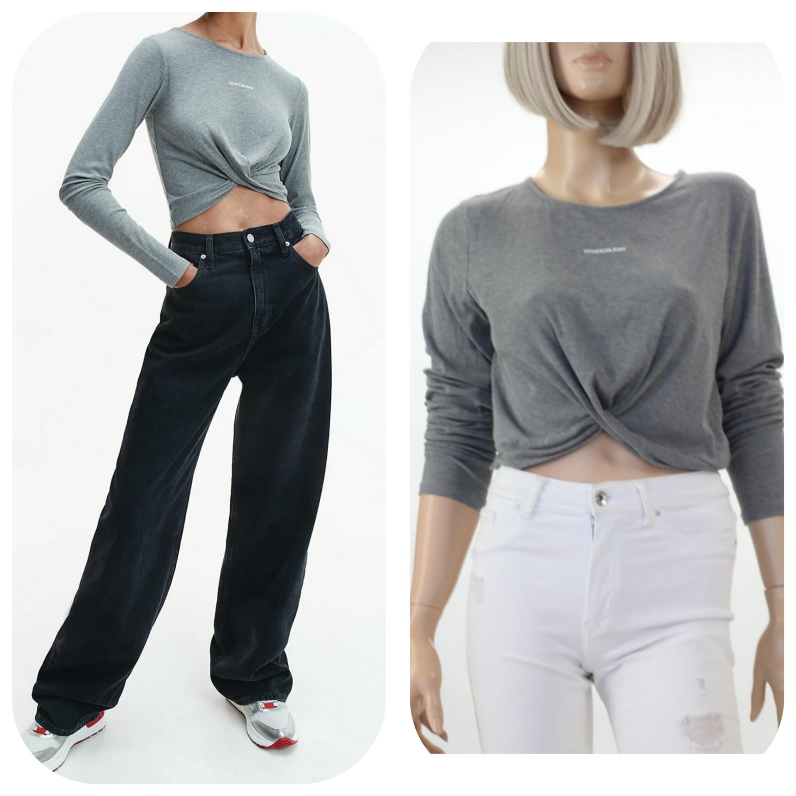 Pull cotelé CK authentique (dernier prix)