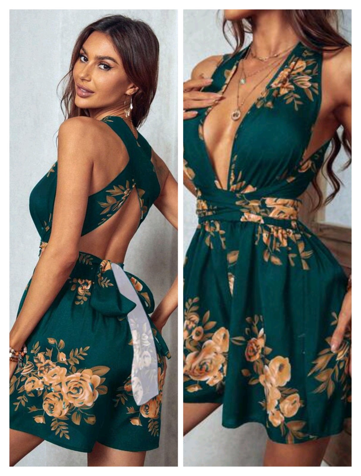 Combishort florale