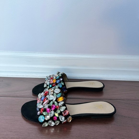 Mules à strass