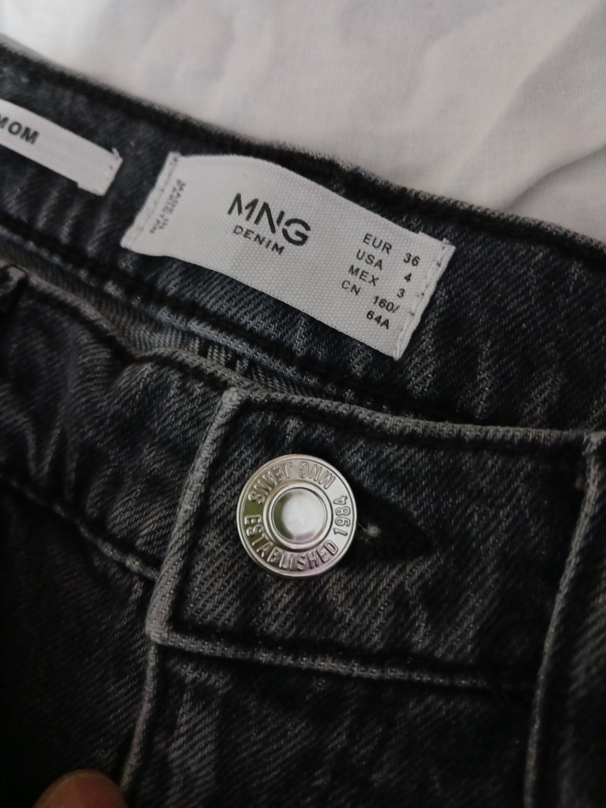 Jeans Mom Mango.  Taille 36/S