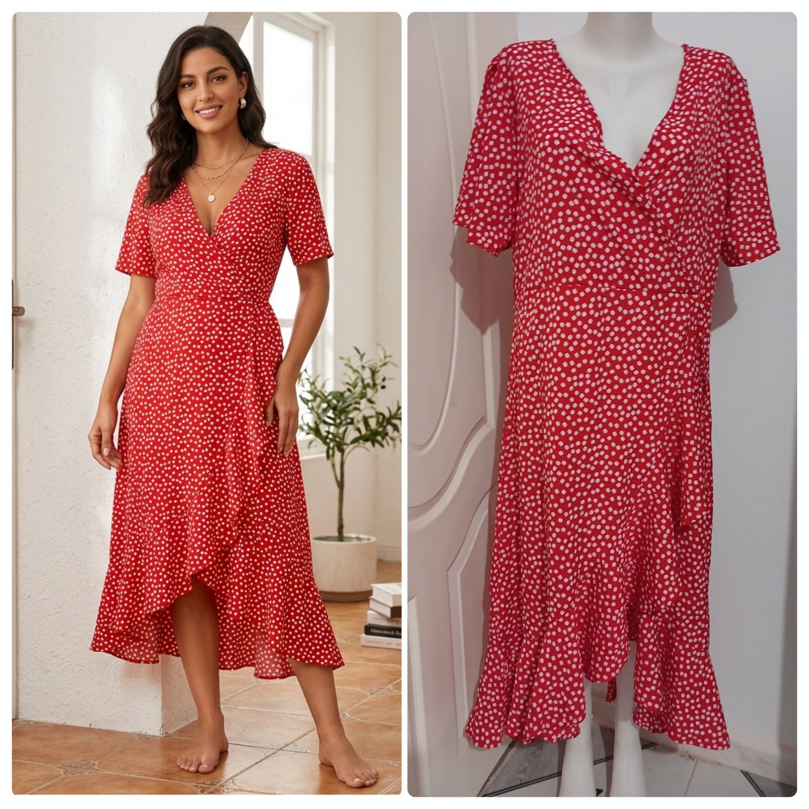 Shein à volants.  Taille L/XL