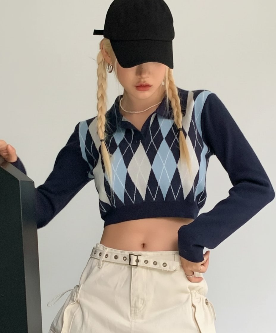 Cropped Polo SHEIN DAZY.  TAILLE 40/L