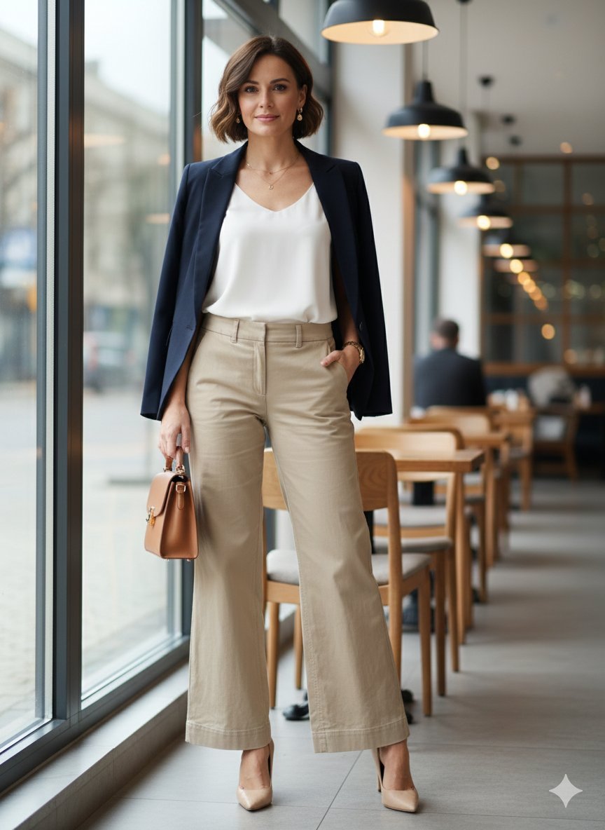 Wide leg Tommy Hilfiger.  Taille 40/L. 