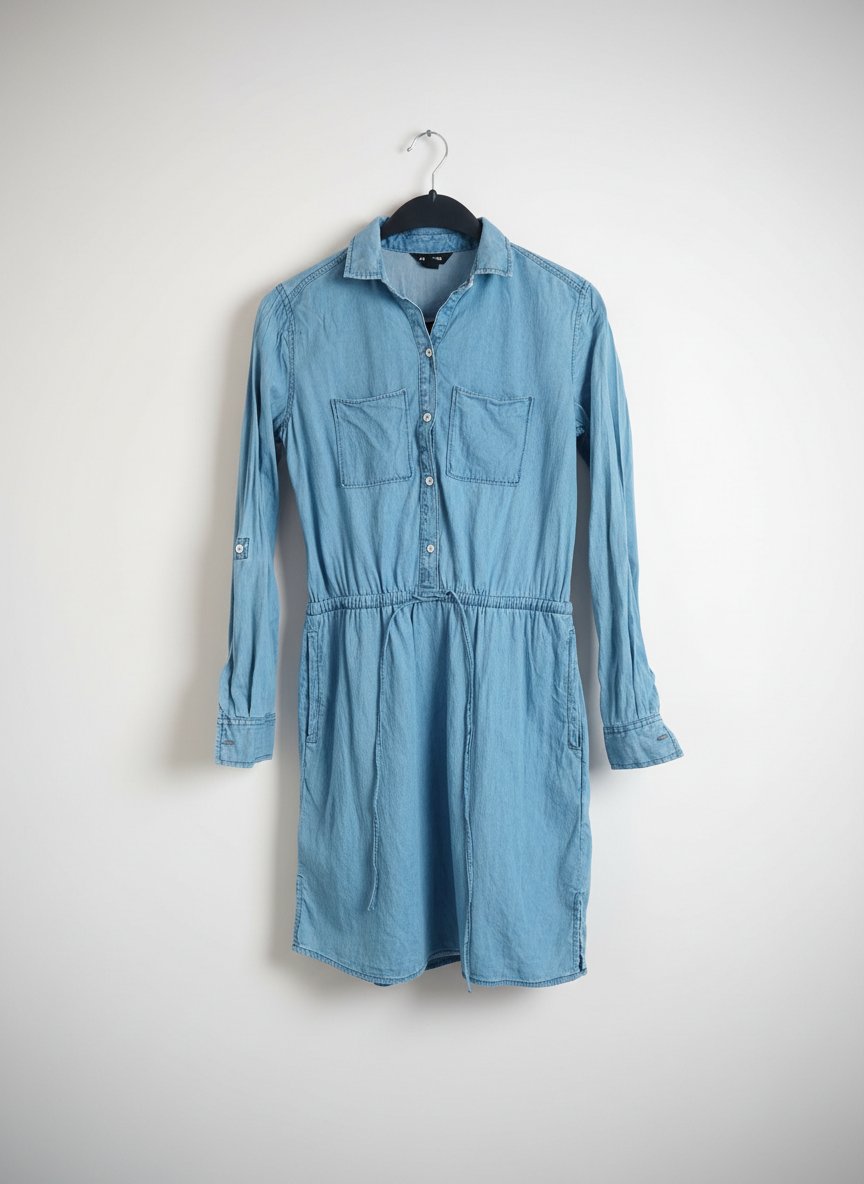 Mini robe en denim. Joe Fresh Taille XS.