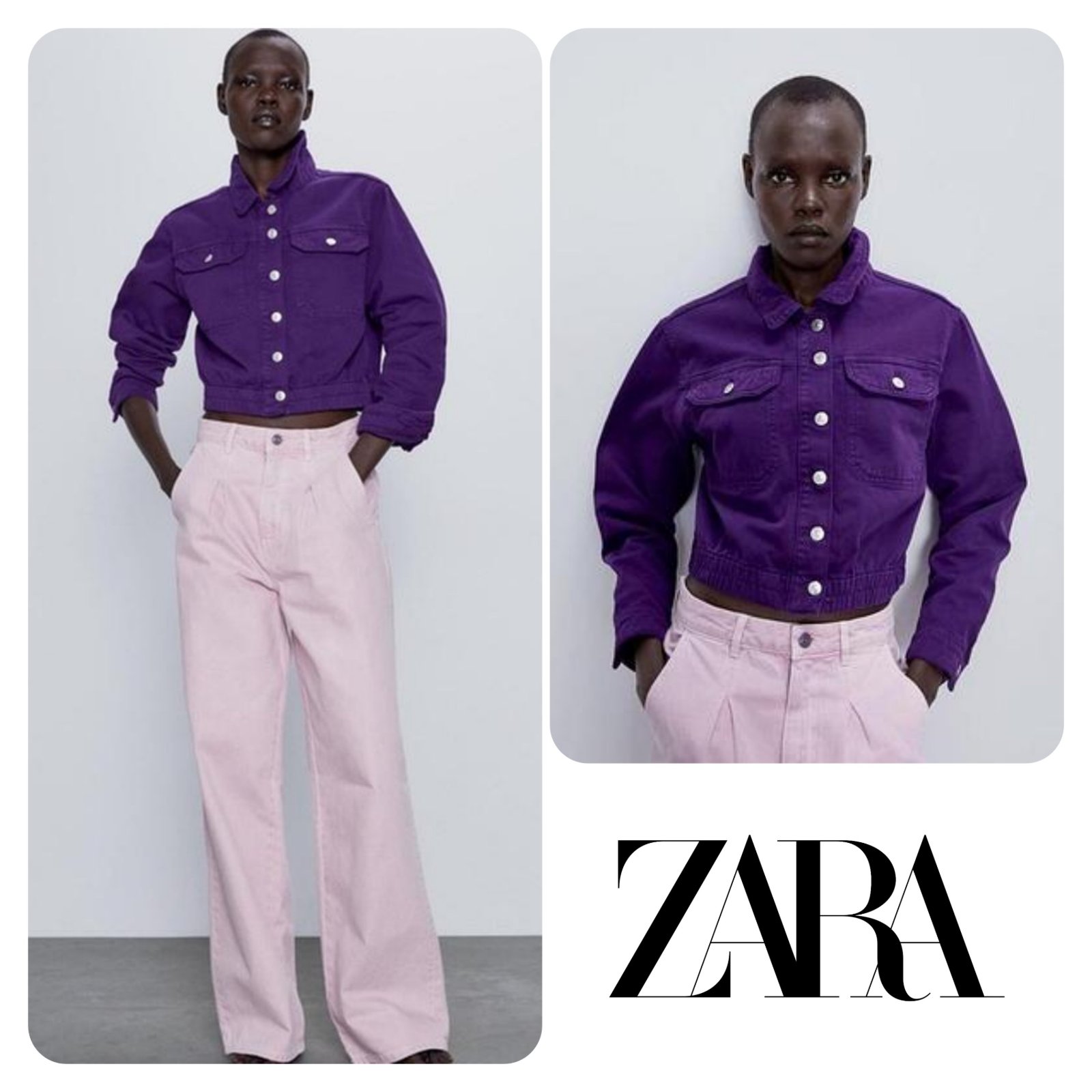 ZARA. DENIM.💜💜💜 TAILLE 36/S 